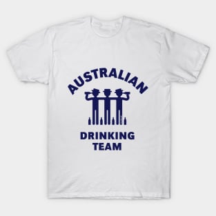 Australian Drinking Team (Booze / Beer / Alcohol / Navy) T-Shirt